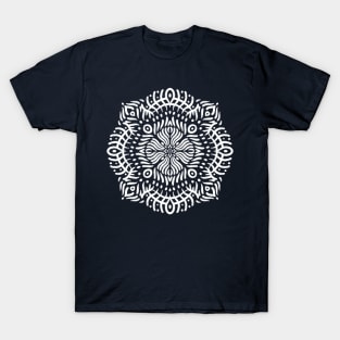 Inner Flow Black and White Mandala T-Shirt